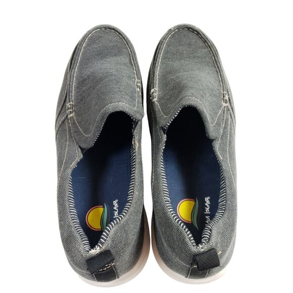 Maui Island Mens Size 13M Gray Slip-On Canvas Casual Shoes - Picture 7 of 9